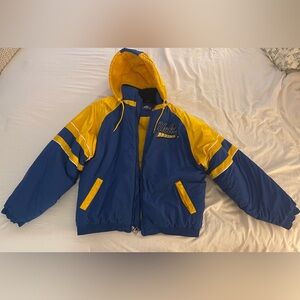 VINTAGE UCLA STARTER MENS (M) EMBROIDERED Puffer Jacket
